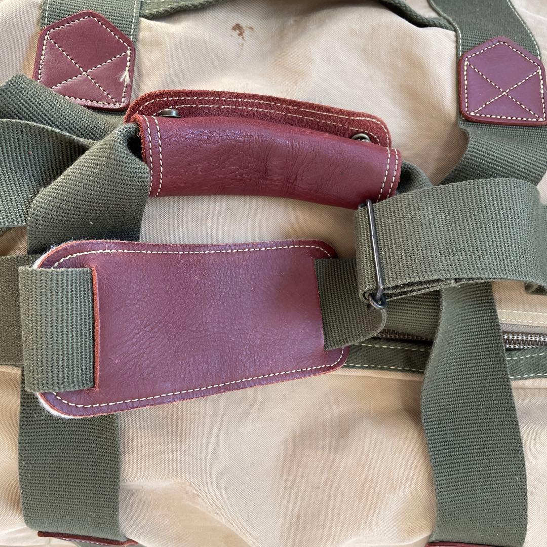 THE NORTH FACE『稀少デザイン』ビンテージボストンバッグ ベージュ