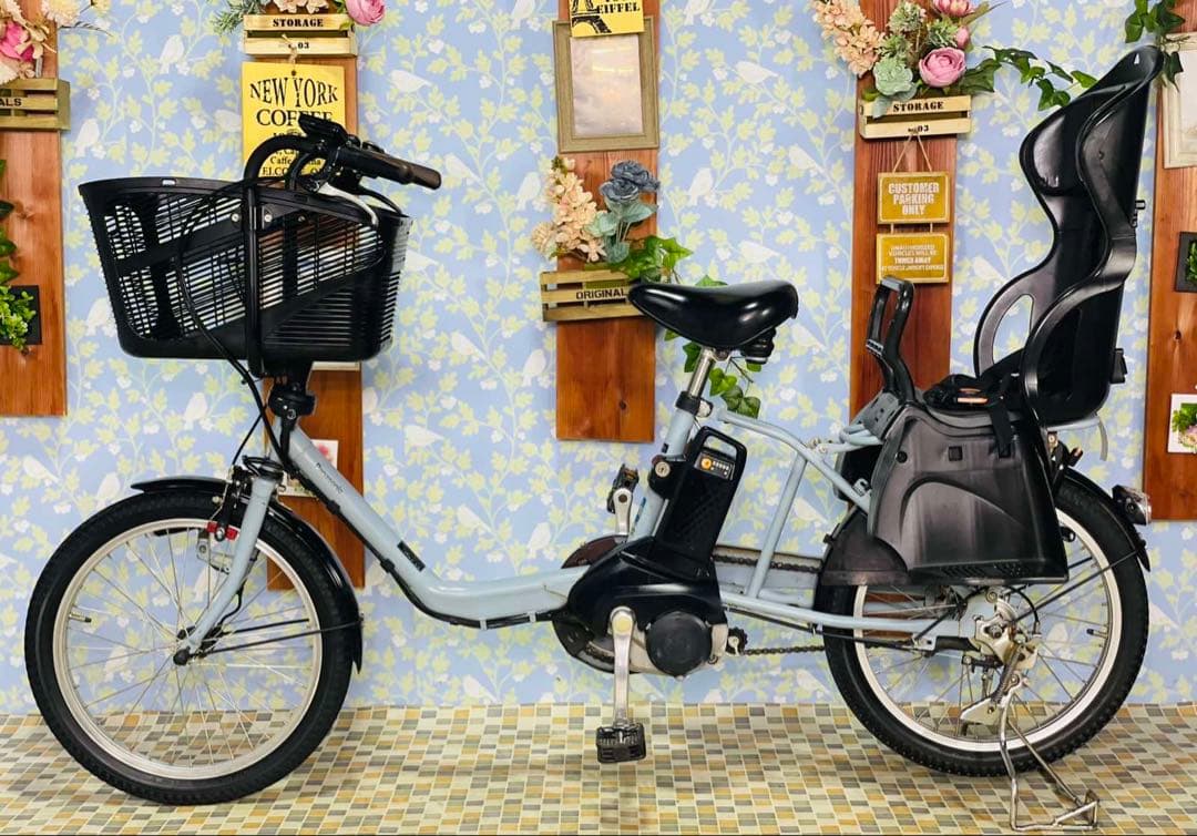 2368パナソニック3人乗り対応20インチ子供乗せ電動アシスト自転車