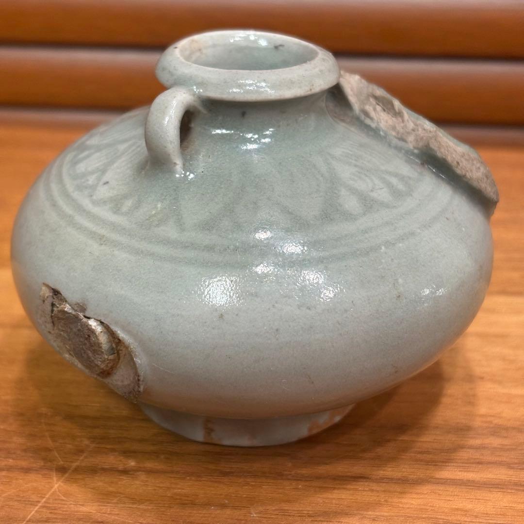 中国で購入　焼き物　青磁