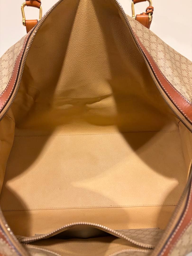 セリーヌ ボストンバック 大容量 マカダム柄 トリオンフ ✳︎南京錠無し