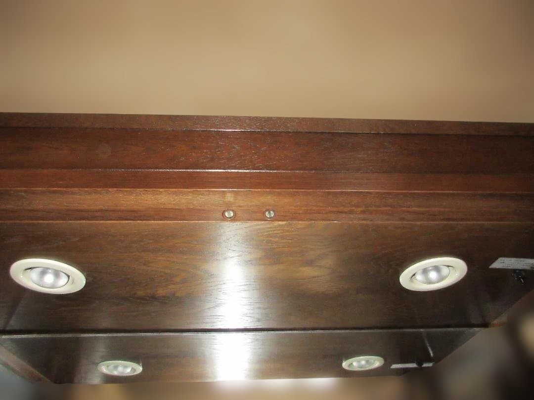 カリモク　最高峰　domani 　モーガントン　ガラス扉付きキャビネット　右側