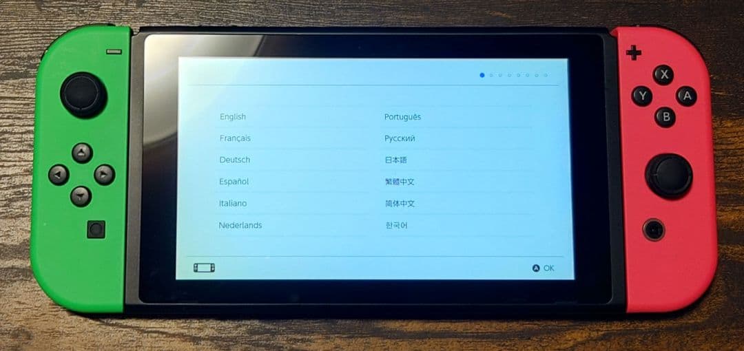 Nintendo Switch バッテリー強化版 緑 赤 箱無し