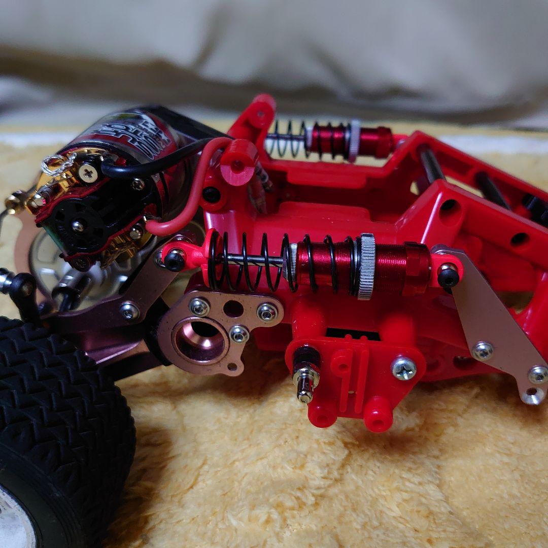 か*お様 タミヤ　マイティフロッグ　カスタム　ランチャ037ラリーボディ付き