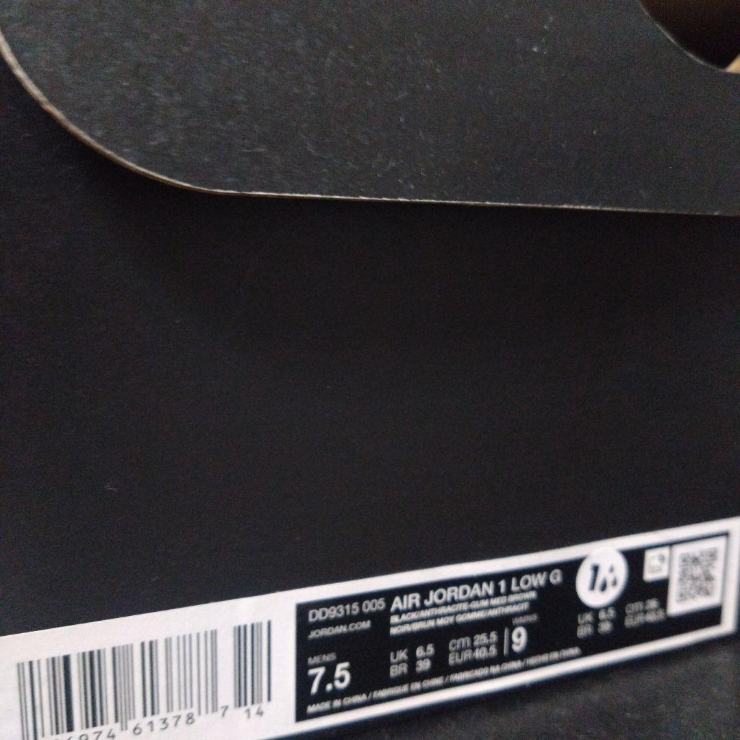 NIKE AIR JORDAN 1 LOW GOLF ブラック
