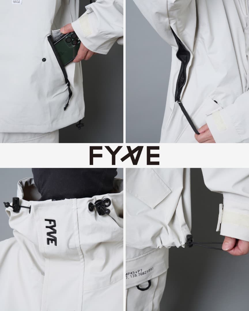 FYVE スノーボードウェア 日本限定 新品 セットアップ ［Lサイズ］グレー