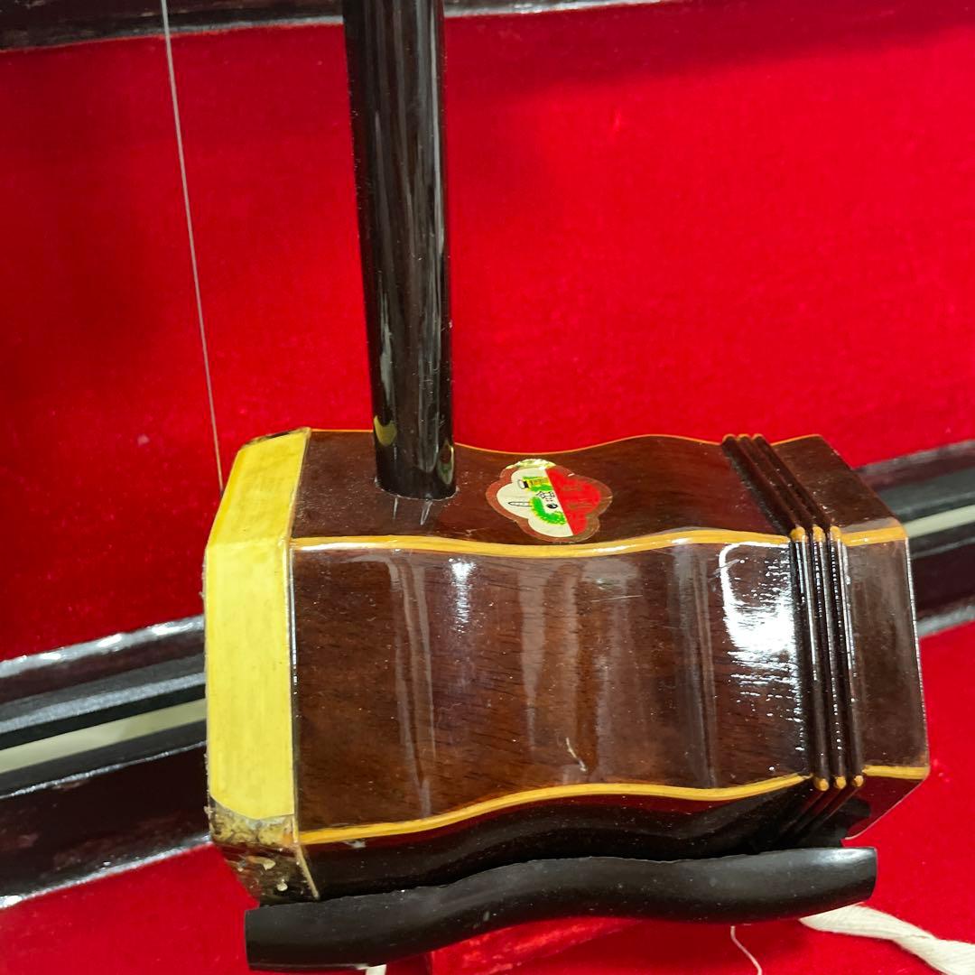 高級 虎丘 二胡 龍頭 弦楽器 民族楽器 ケース付属