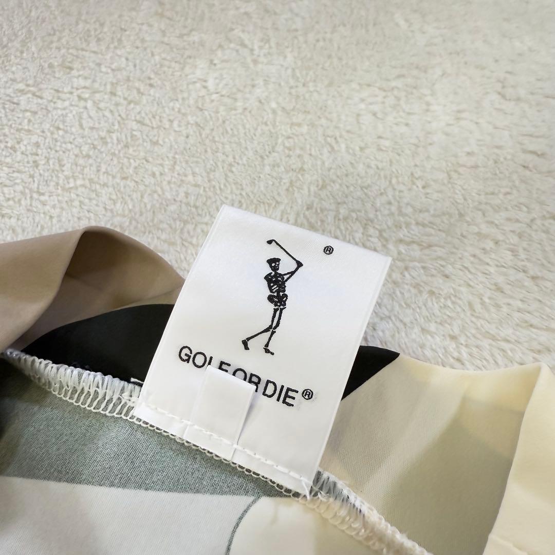 マークアンドロナ】立体ラバーロゴカモフラ柄ストレッチゴルフモックネックシャツ L