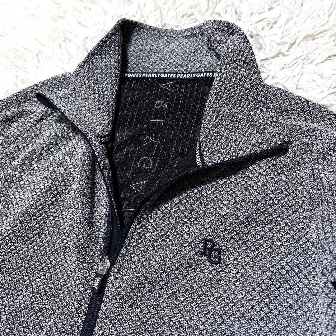 【未使用級】23年モデル　パーリーゲイツ　ダイヤニットジャガードブルゾン　5