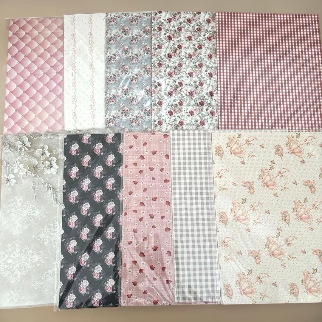 ☆ラスト☆【処分価格】デザインペーパー　大量　まとめ売り