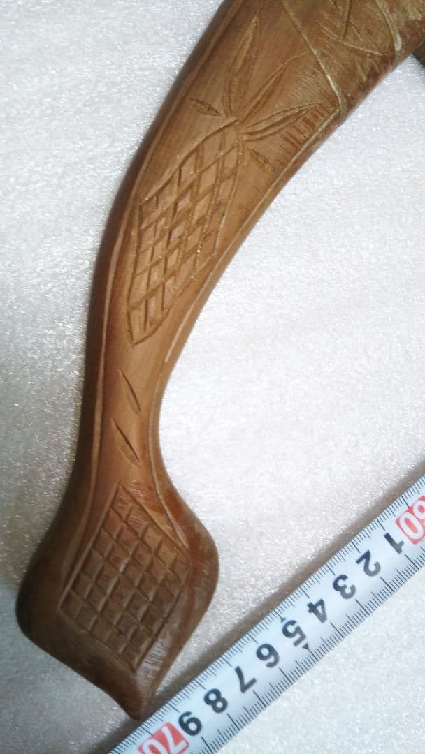 (値下げ)アイヌエムシ　アイヌ彫り　木彫りの刀　伝統工芸