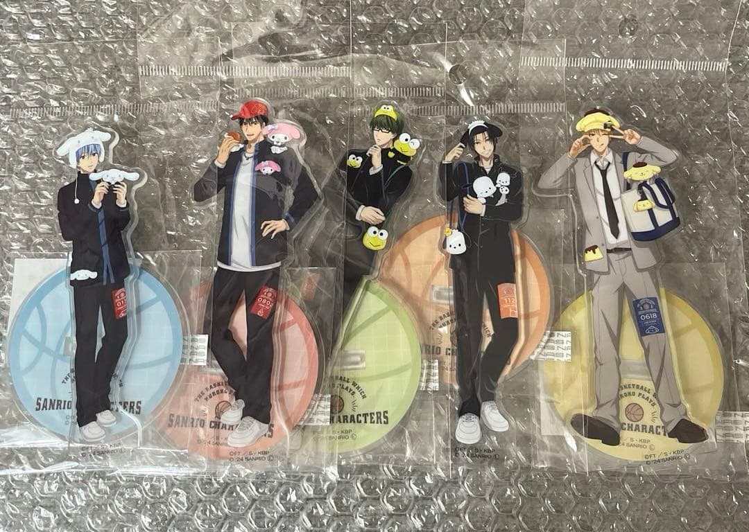 黒子のバスケ　黒バス　サンリオコラボ　アクリルスタンド　10点セット