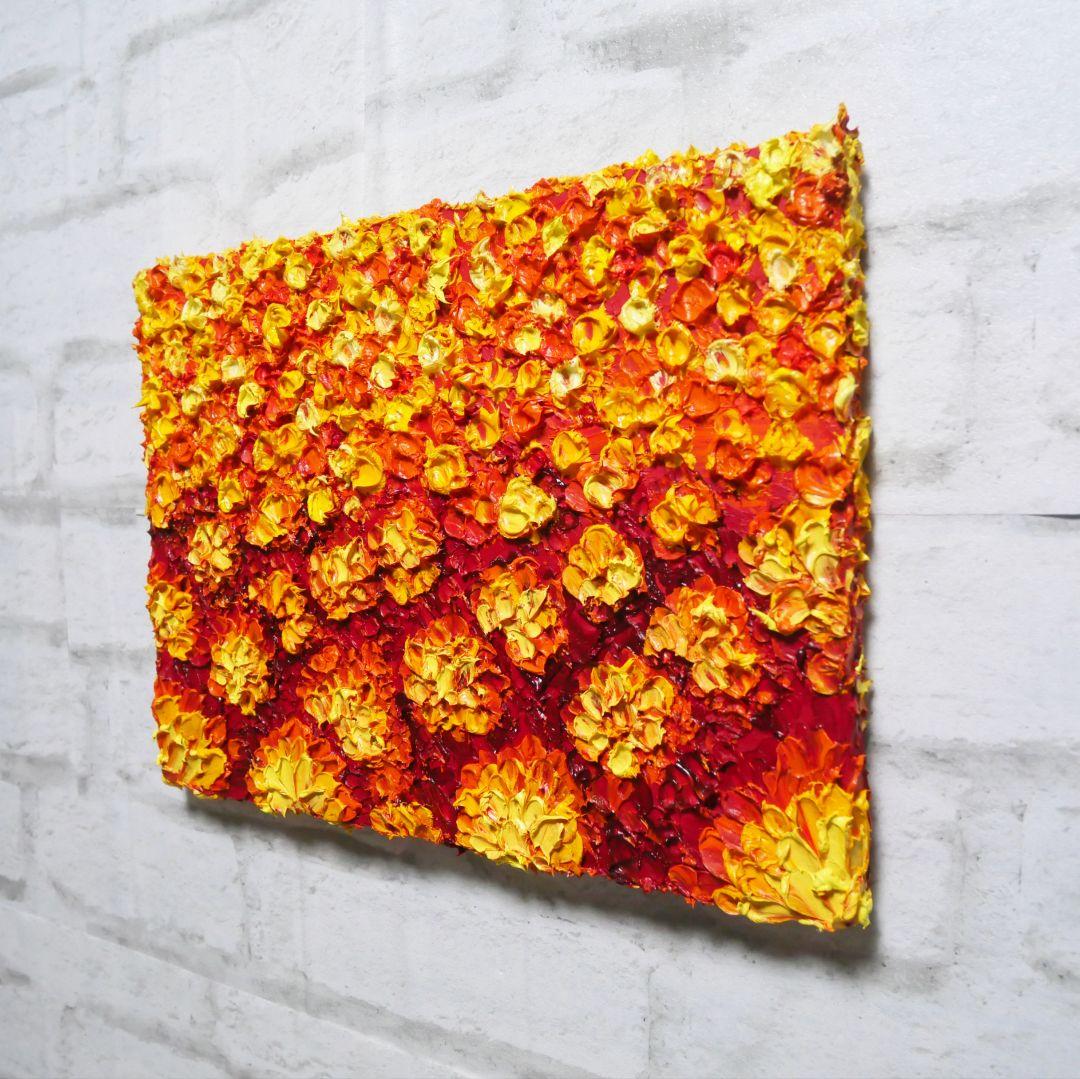 油絵 油彩 油彩画 絵画 絵 【マリーゴールド】