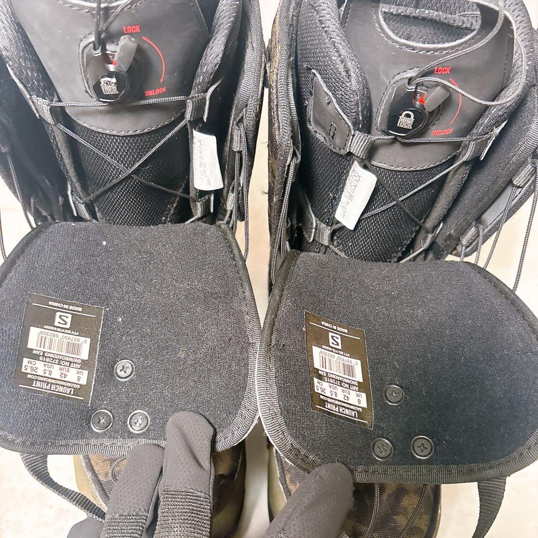 03B 26.5cm SALOMON クイックレース スノーボードブーツ