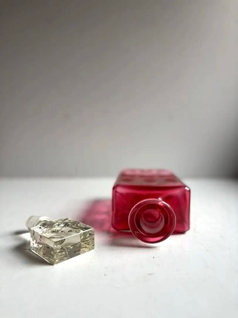 603 フランスアンティーク カットが美しいデキャンタ カラフ パリ 美品