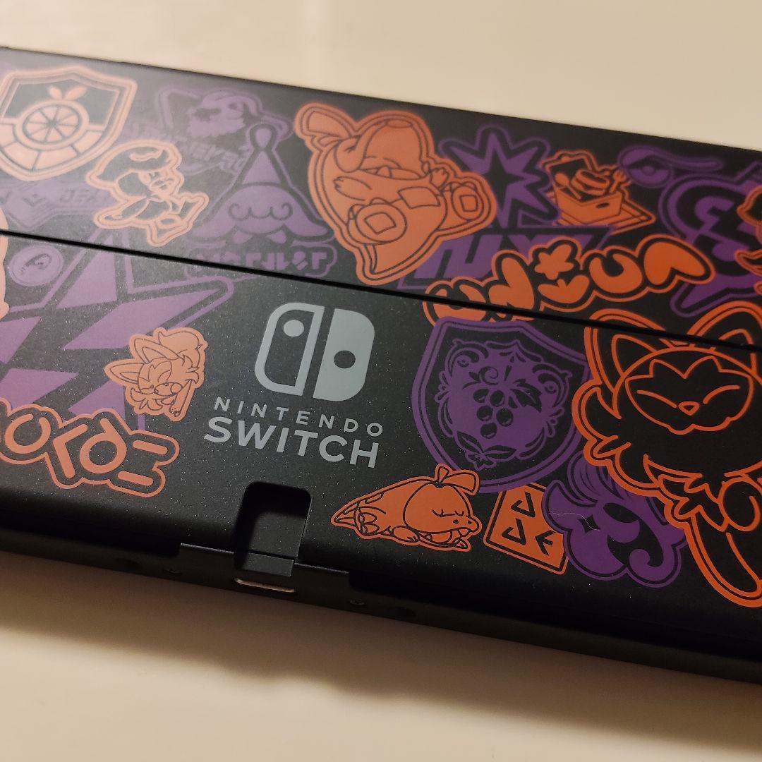 Nintendo Switch本体 有機ELモデル ポケモン スカーレット・バ…