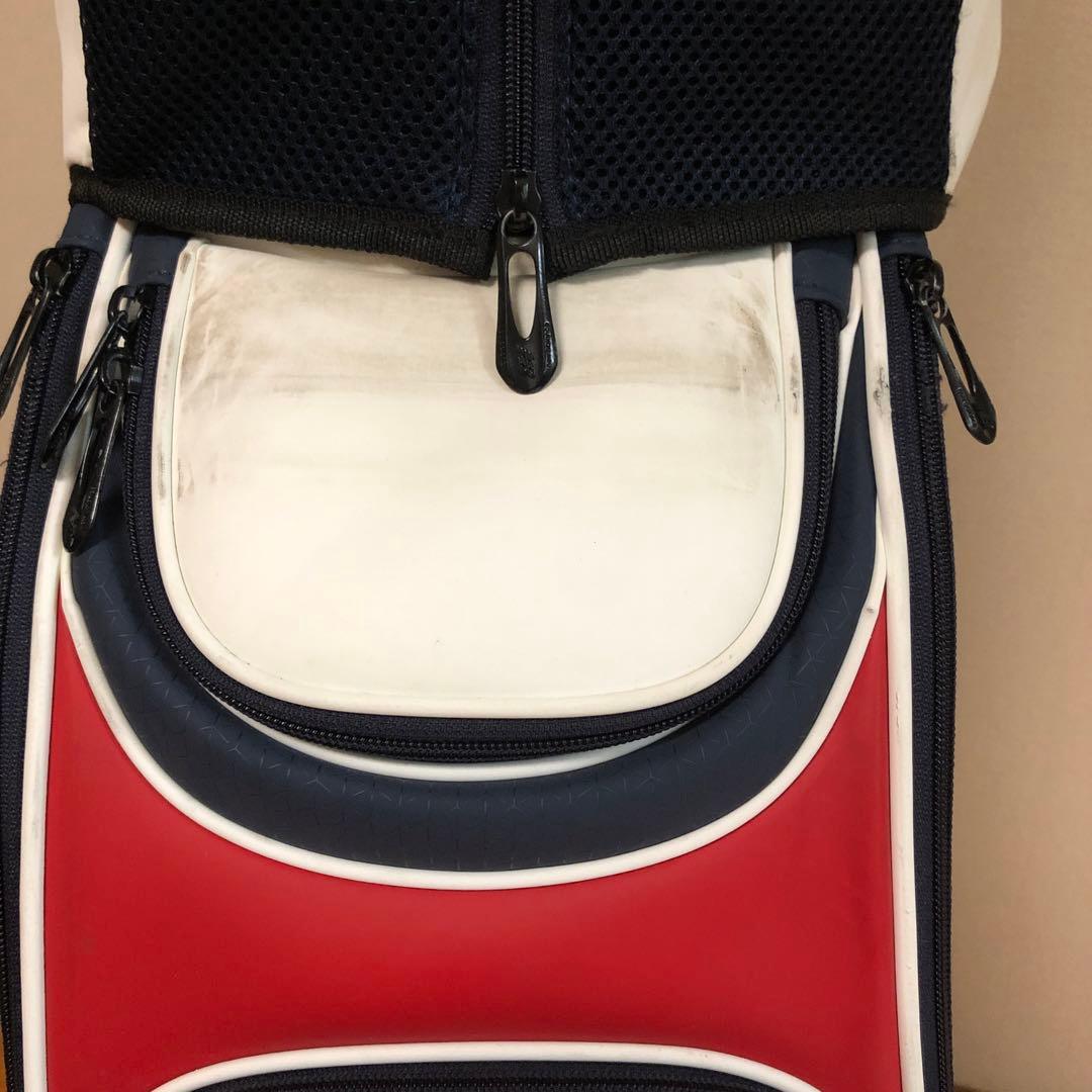 ニューバランス new balance キャディバッグ ホワイト フード付き