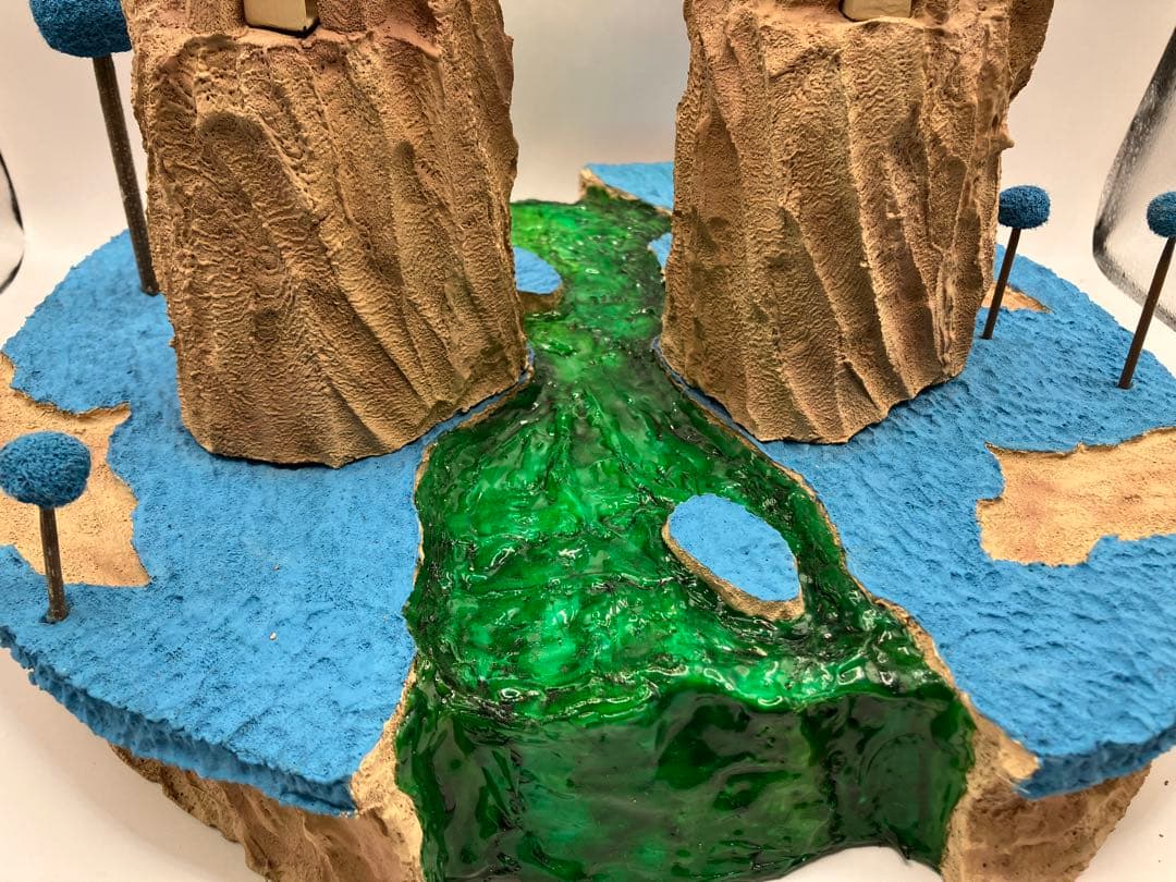 【リペイント】　ドラゴンボール　悟空　フリーザ　ジオラマ　フィギュア