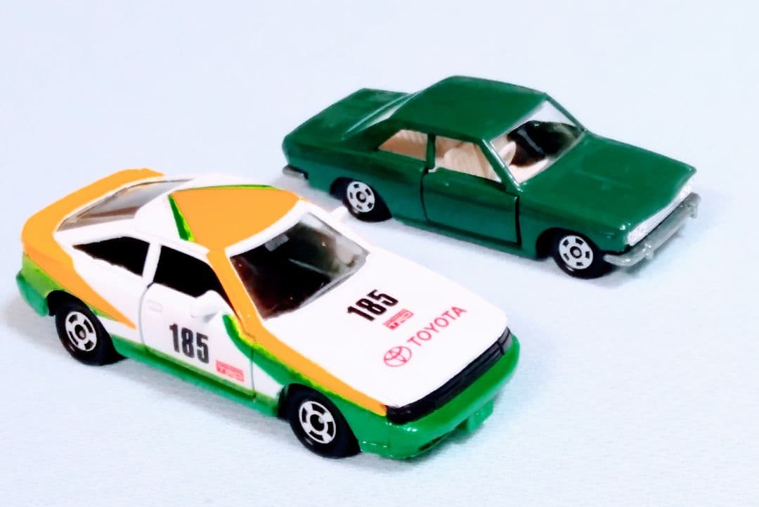 トミカ、ストラトス・ポルシェ・ミウラ・CSL・セリカ・サニー・チェリー・全10台