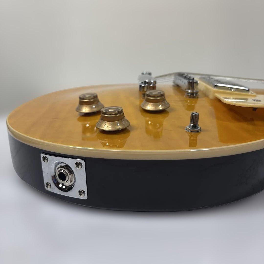 プレイテックエレキギター LP400 Flame Top Lemon Burst