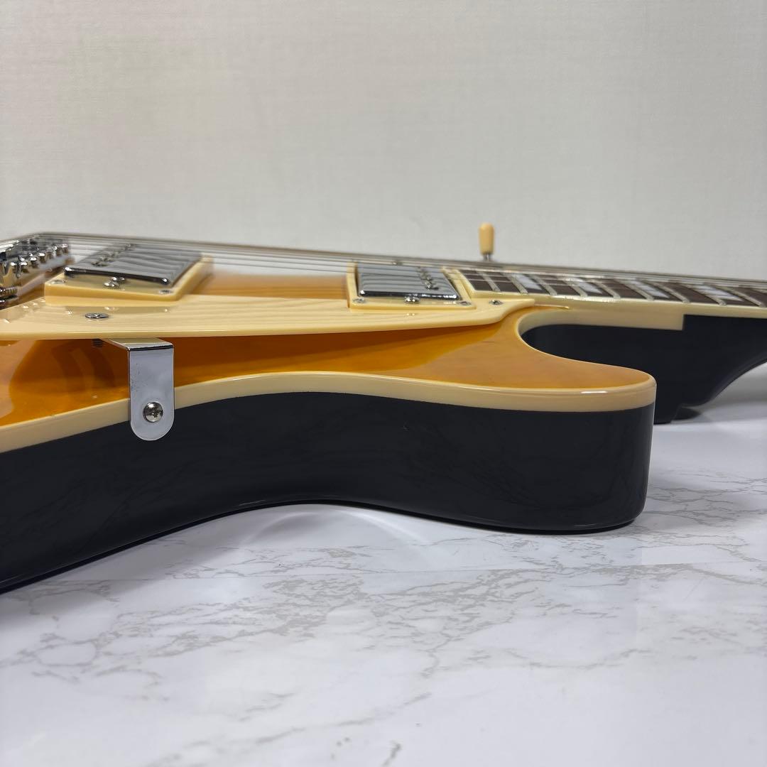 プレイテックエレキギター LP400 Flame Top Lemon Burst