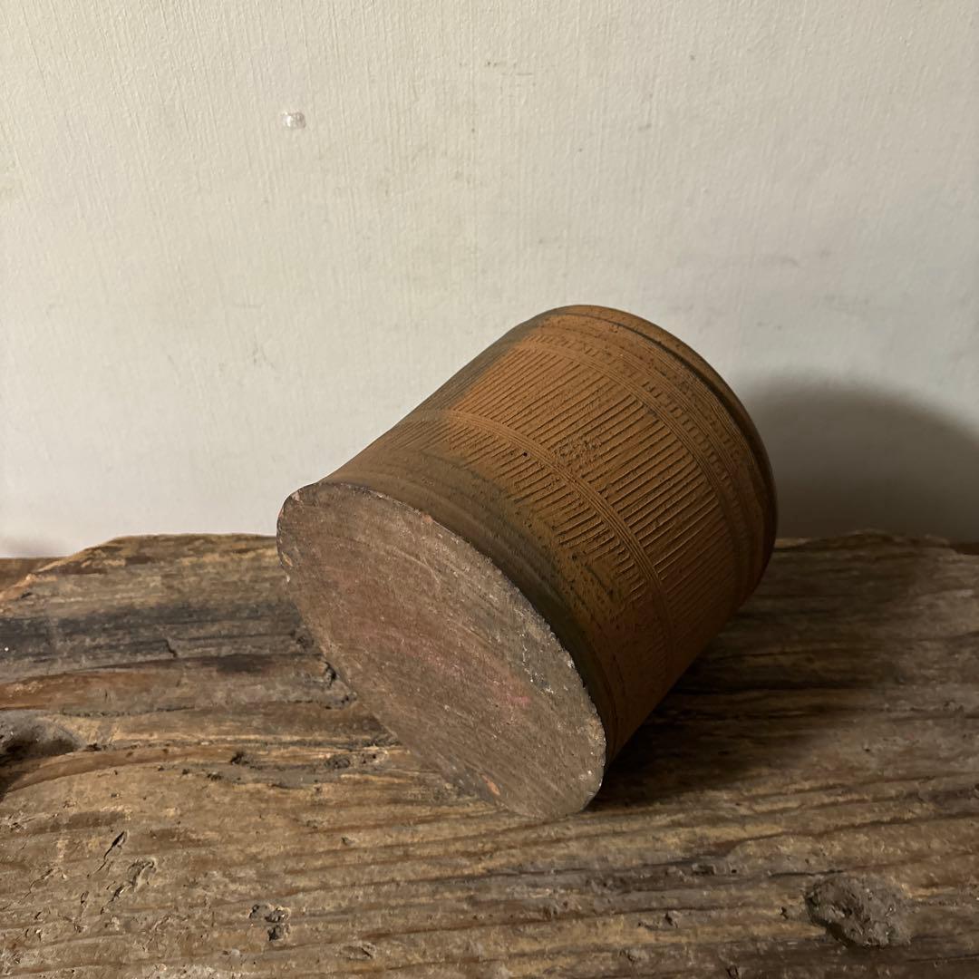 南蛮縄簾水指　茶道具　古民芸　骨董　古道具　アンティーク　方丈唯心　検:李朝