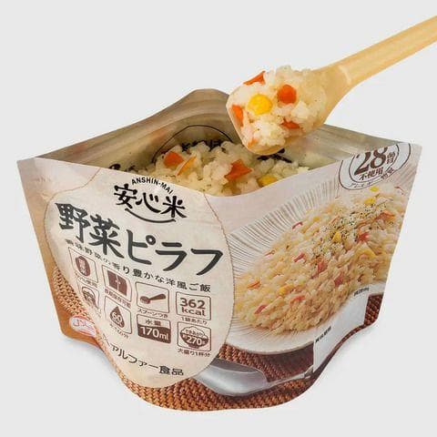 全国送料無料◆アルファー食品◆保存食 野菜ピラフ50袋◆非常食防災災害アウトドア
