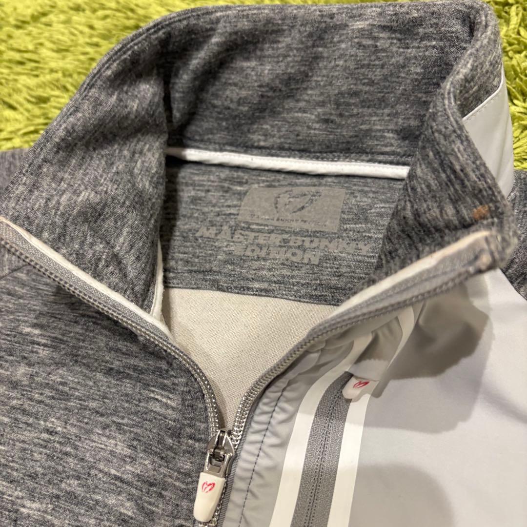 マスターバニーエディション ジップジャケット アウター 異素材 グレー サイズ1