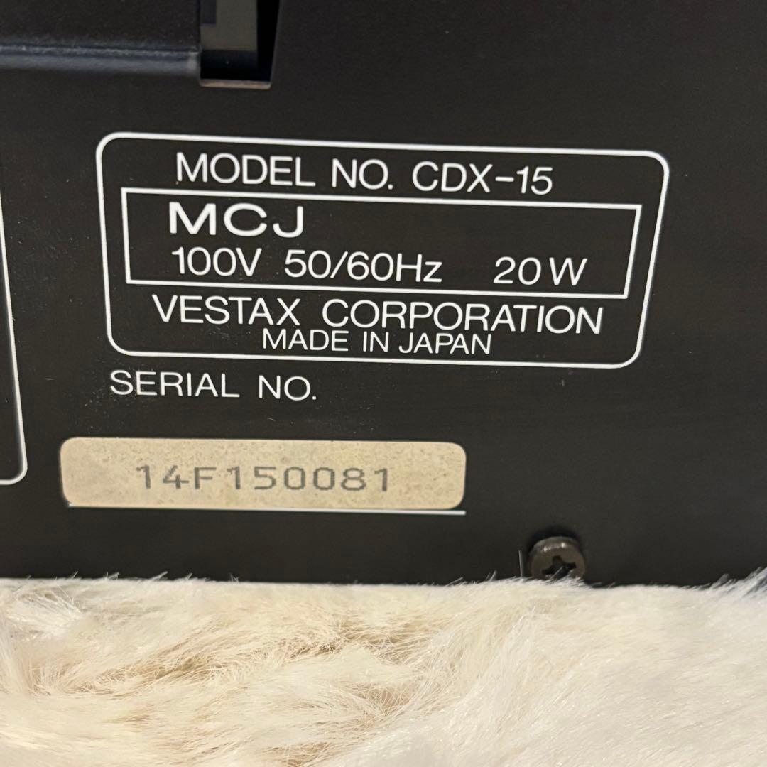 【美品】vestax CDXー15