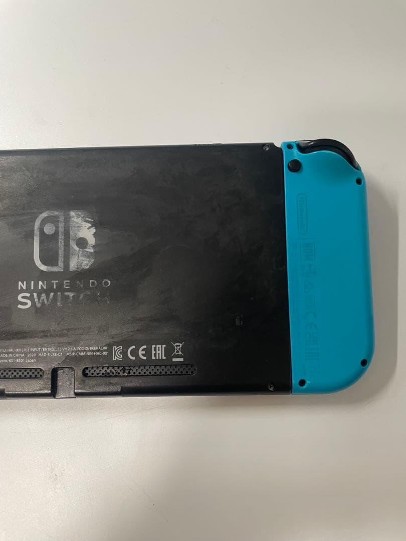 Nintendo Switch 本体 青赤 Joy-Con　画面割れあり