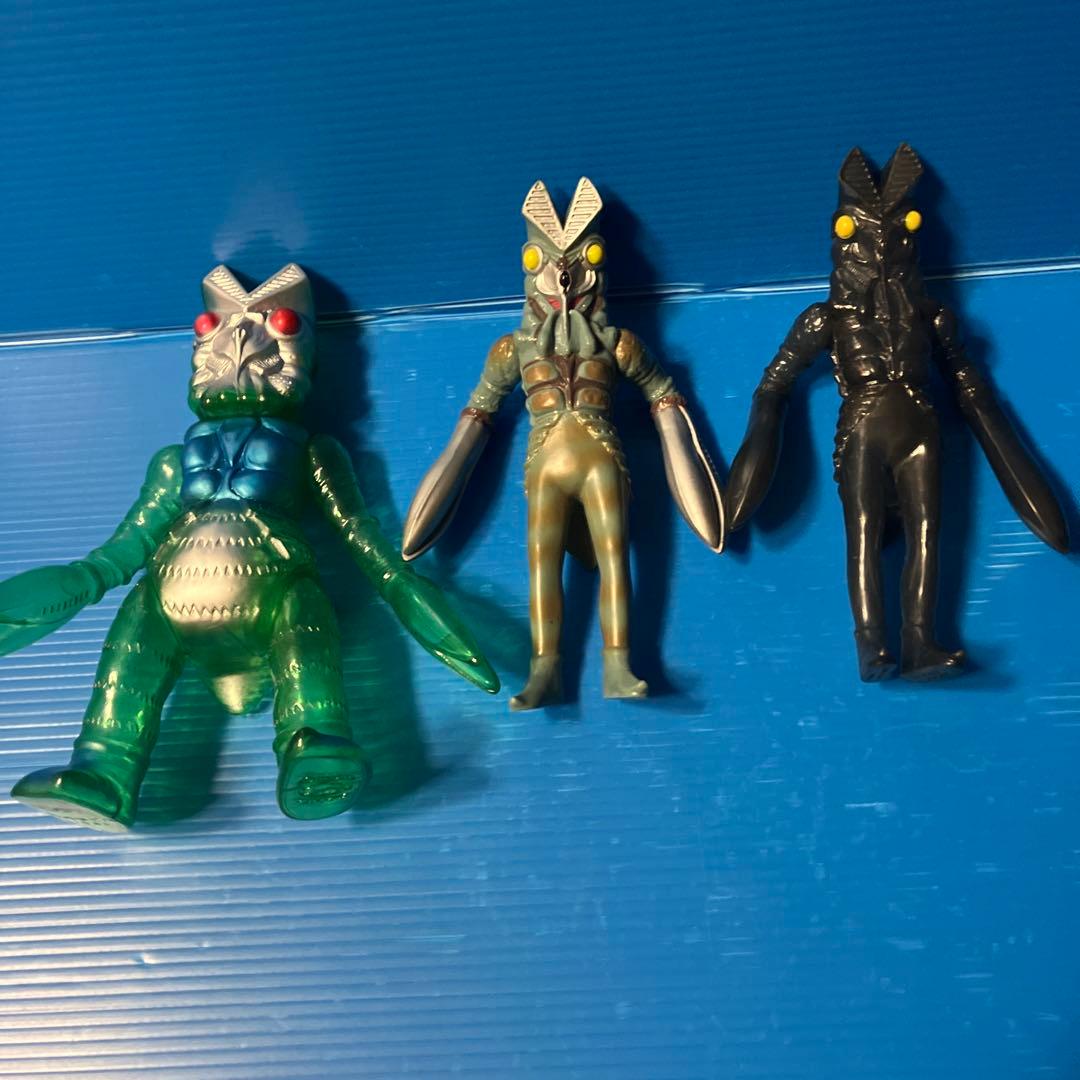 バンダイ　バルタン星人　ソフビ3点セット