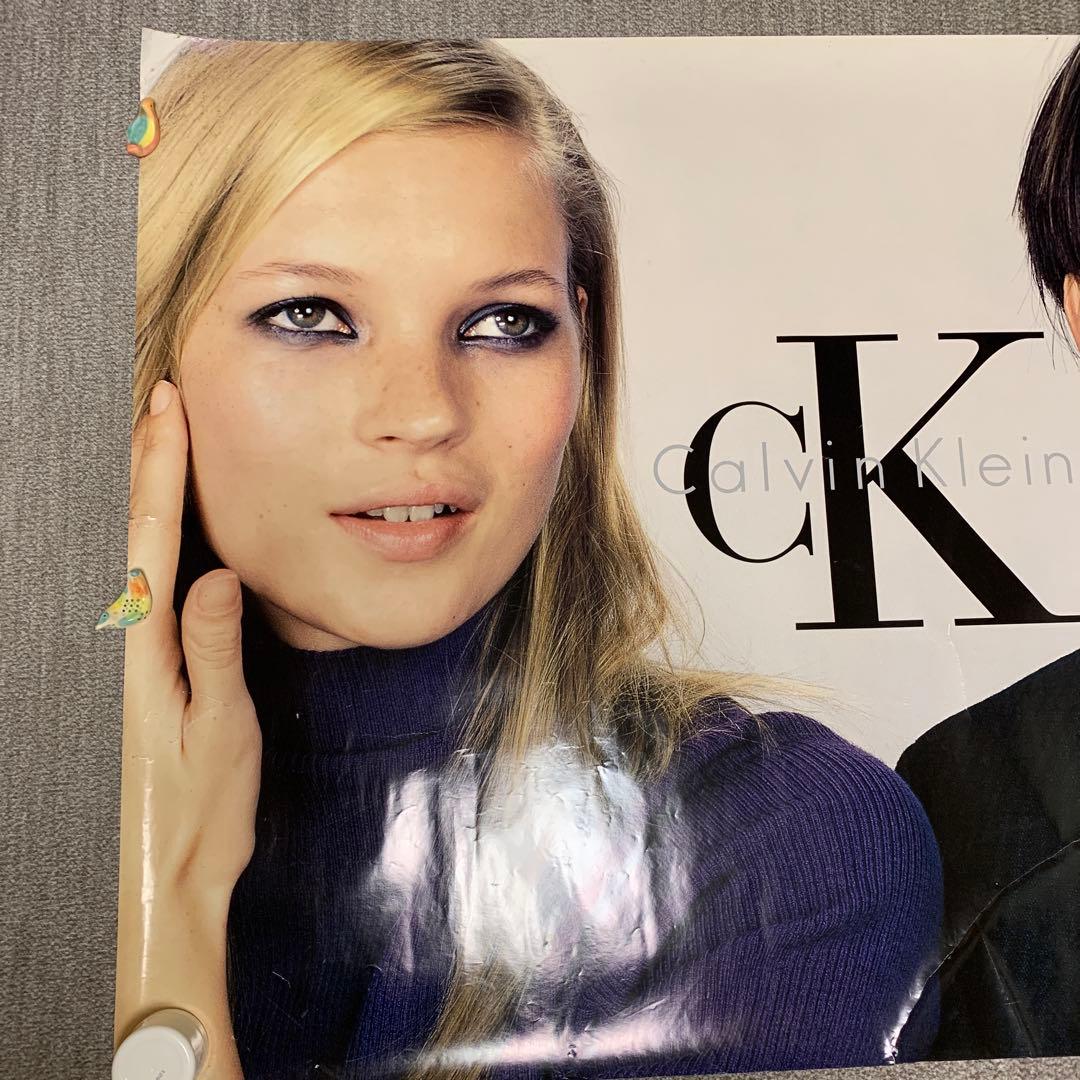 カルバンクライン　ケイトモス　エドワードファーロング　特大ポスター