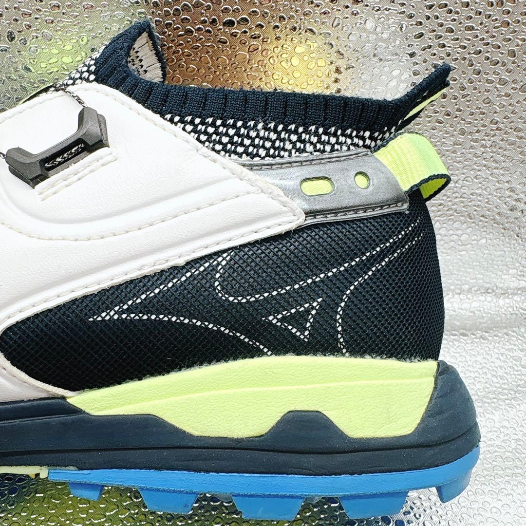 【25.5cm】 ミズノ ウエーブ ハザード プロ ボア ゴルフシューズ 防水