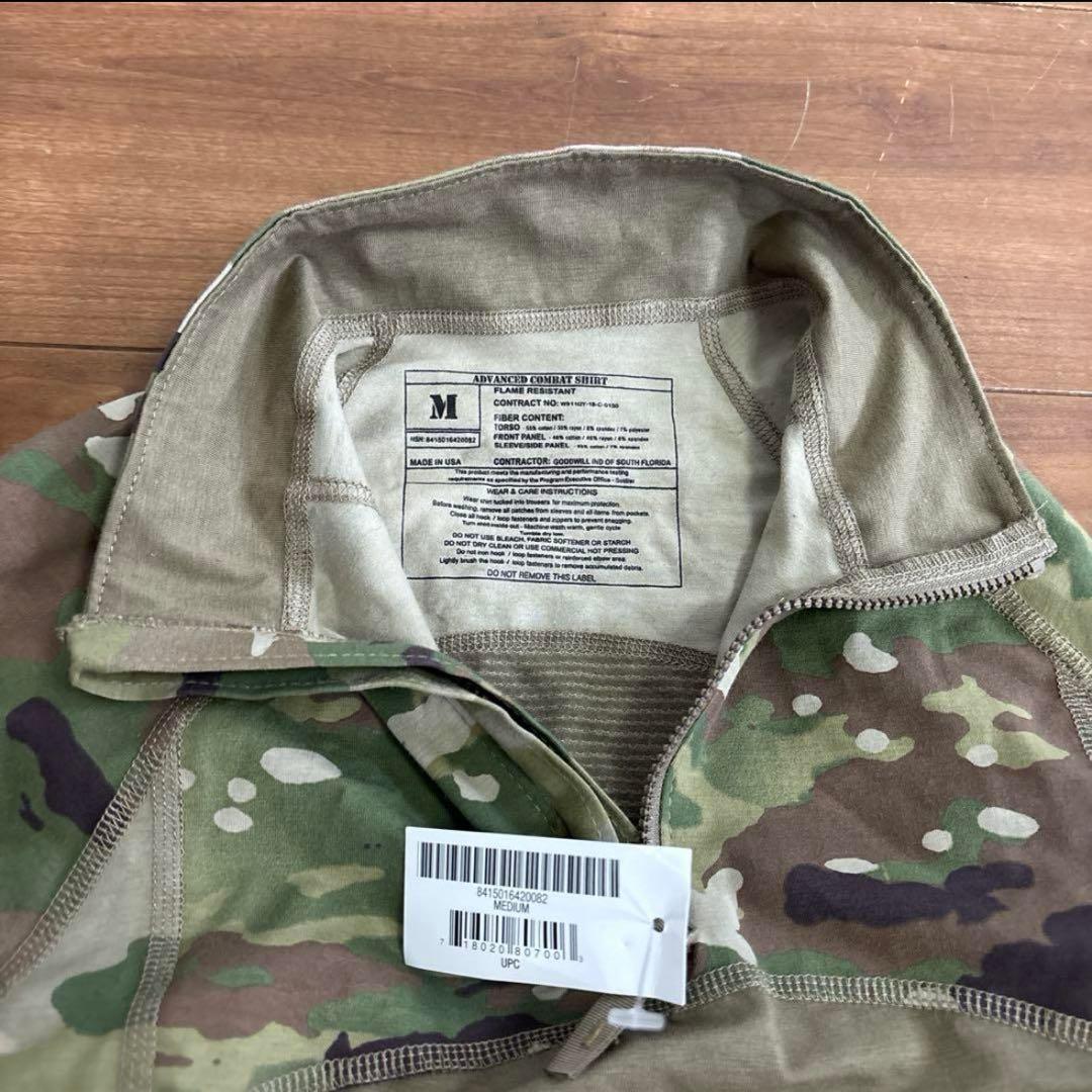未使用品　米軍 実物　ADVANCED COMBAT SHIRT MEDIUM①
