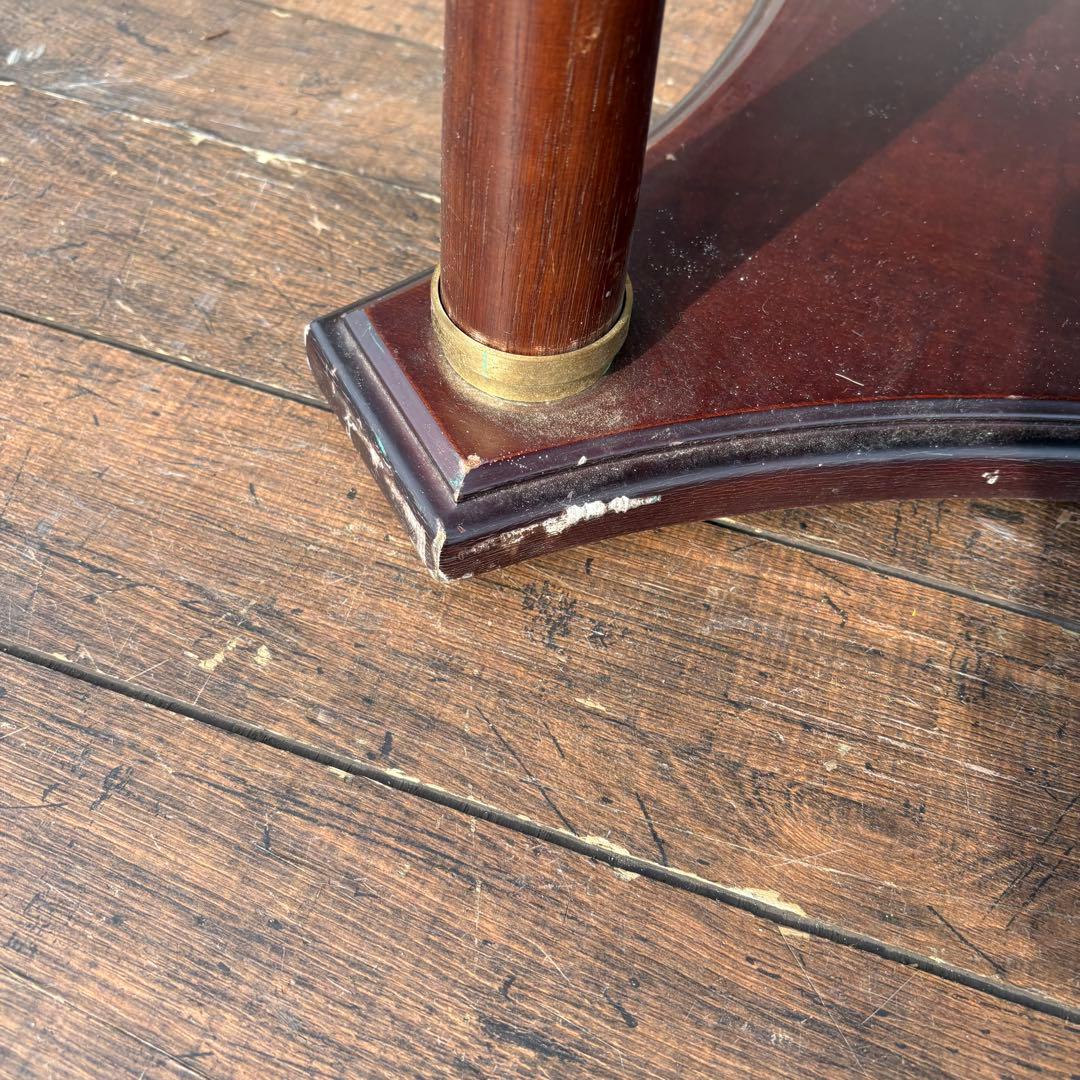 北欧レトロ 大理石天板 ローテーブル 円形テーブル クラシック家具 アンティーク