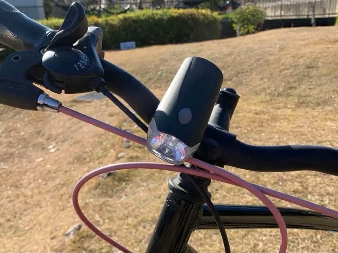 BRIDGESTONE シュライン黒 24インチ 自転車　カゴ付き