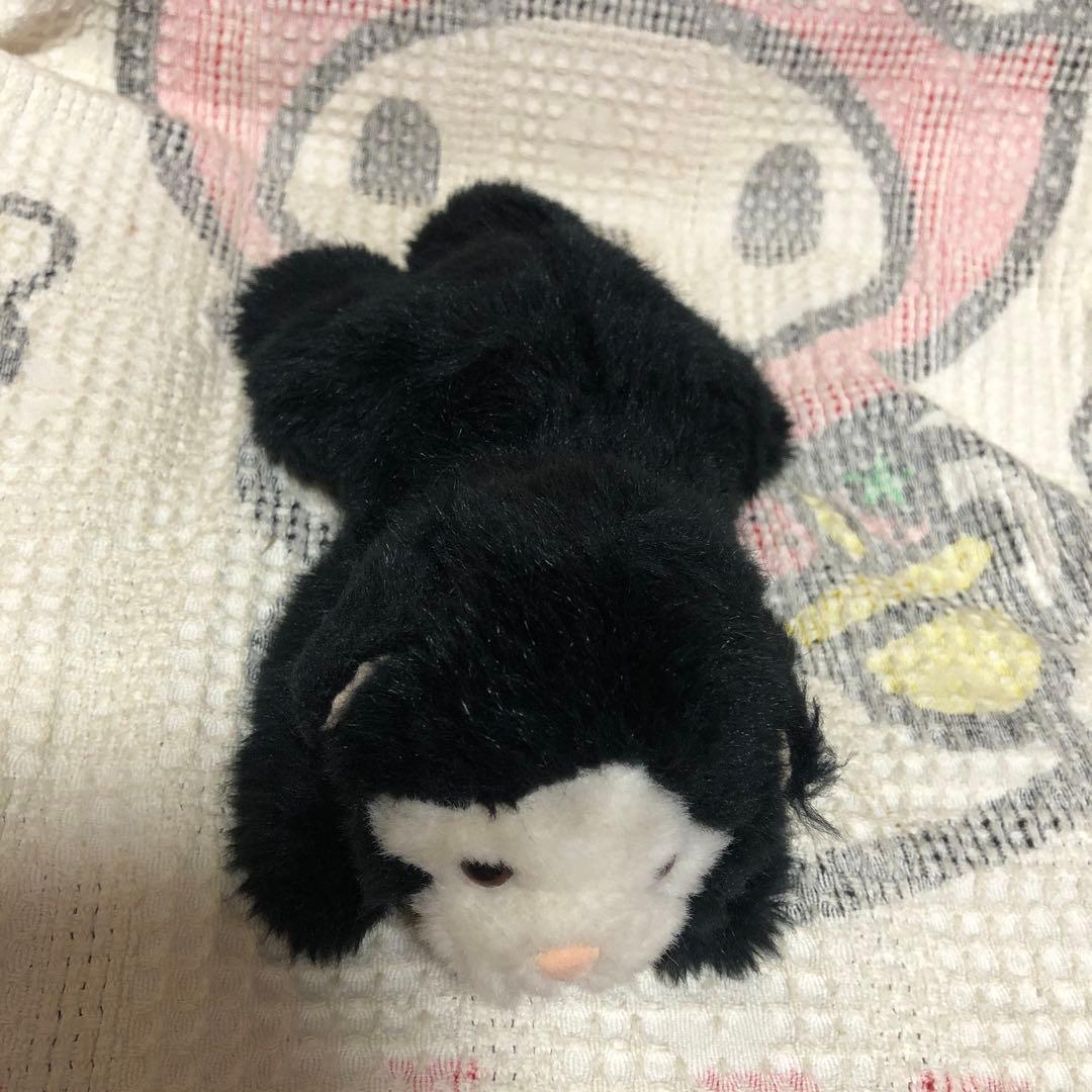 モンスイユ　黒猫　ぬいぐるみ　日本製　中古品