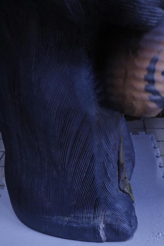 【引き取り限定】特大 古い信楽焼　狸 高さ115㎝ /骨董/古美術/美術品