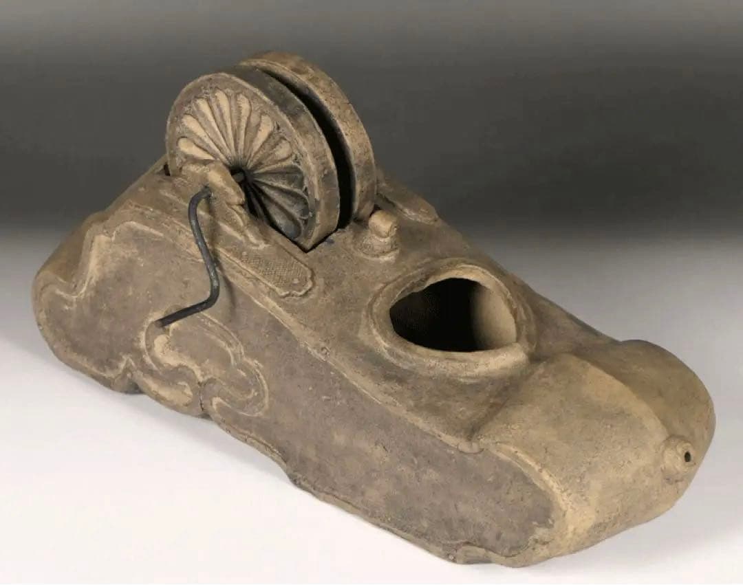 【墨壷 陶製 】墨坪 墨壺 墨斗 墨縄 民芸 民藝 柳宗悦 海老虹梁形墨壷