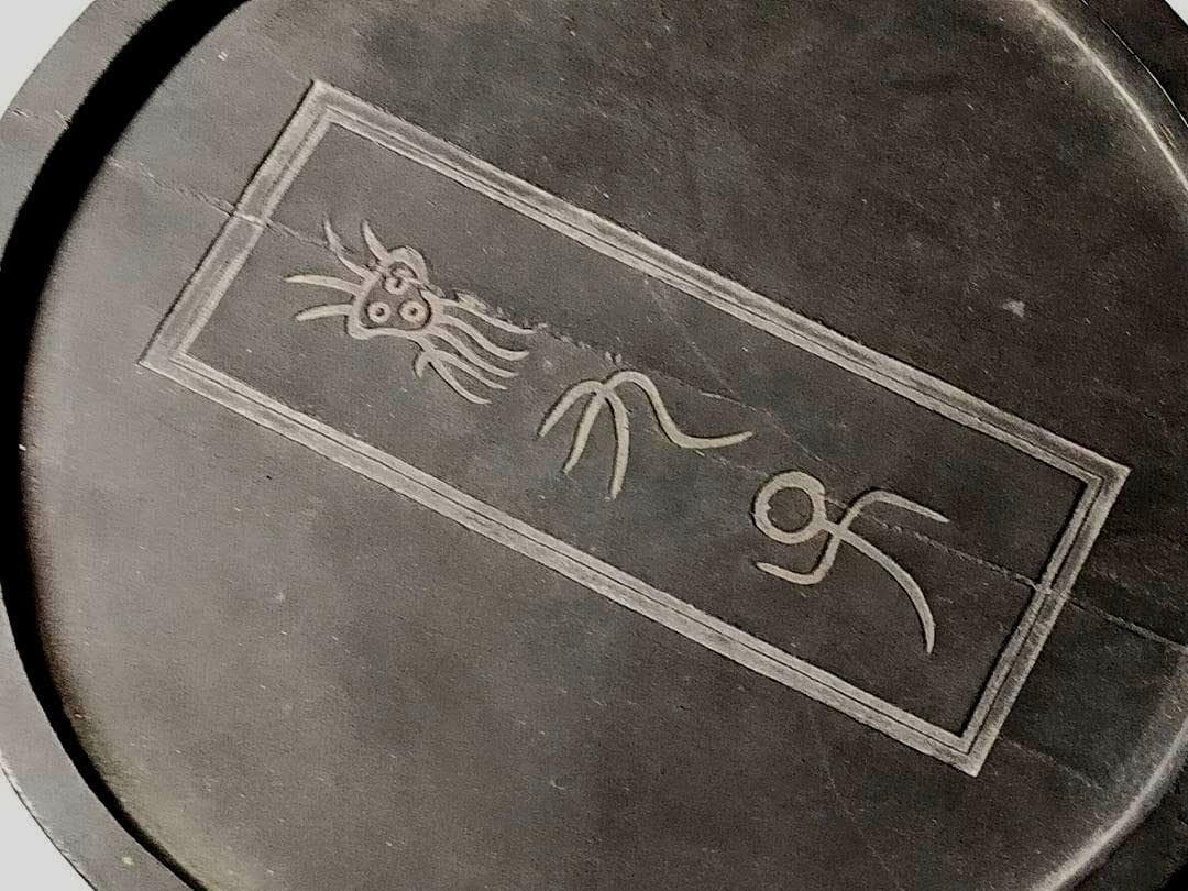 ♥大きな　墨　中国墨　395ｇ　唐墨　古墨　骨董　古玩　中国