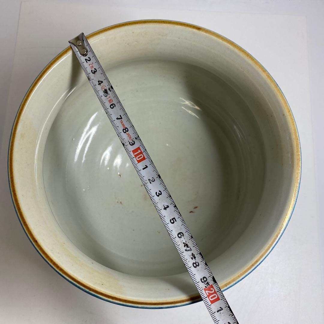 中国清時代　呂均窯大鉢　口径20.5㎝　東Y7-0228☆2Fタルサ
