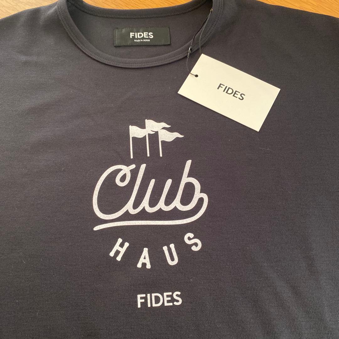 タグ付き FIDES × CLUBHAUS DRAWCODE コラボTシャツ