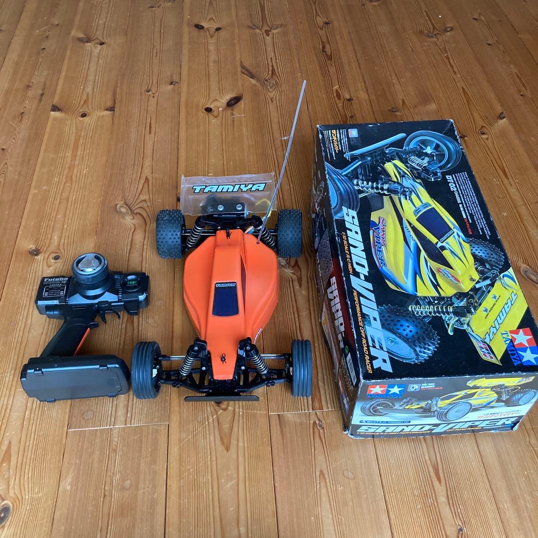 TAMIYA バギー ラジコンカーDT02サンドバイパー、プロポ、充電器セット