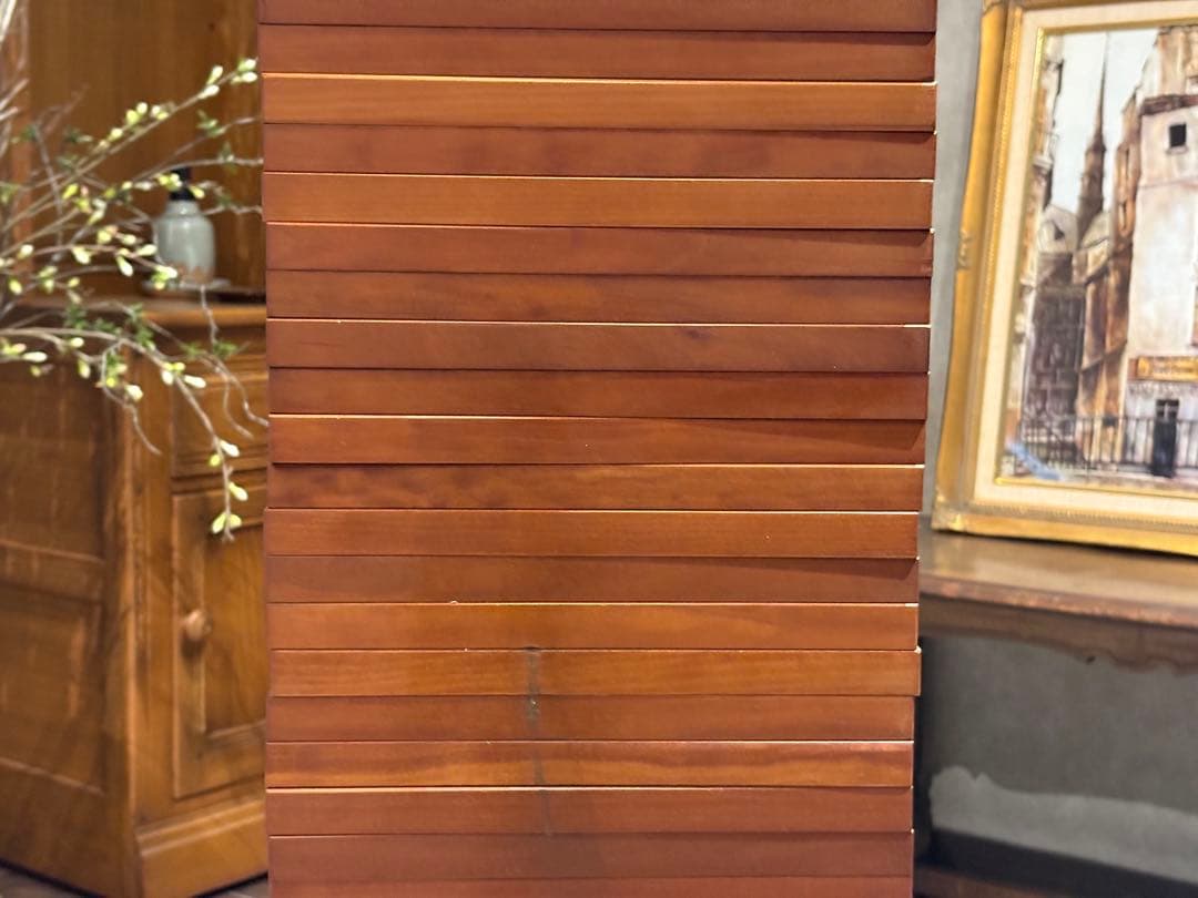 ② Jonny B 回転式CDラック　コレクションケース　ウォールナット　RZ