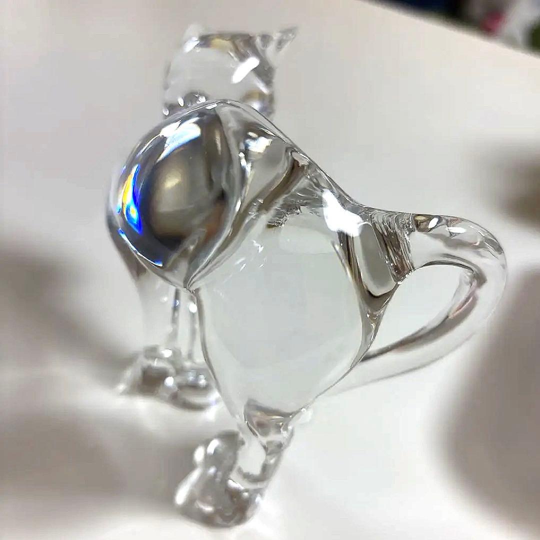k*n様 バカラ クリスタル 猫