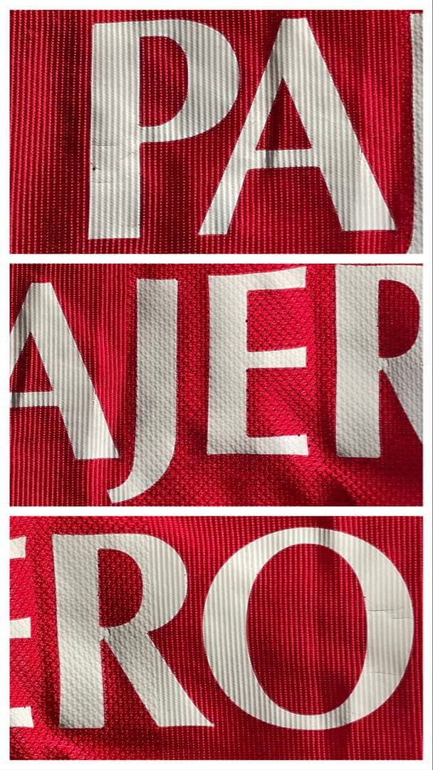 浦和レッズ　2001年ユニフォーム　浦和レッドダイヤモンズ　サイン入り　18番