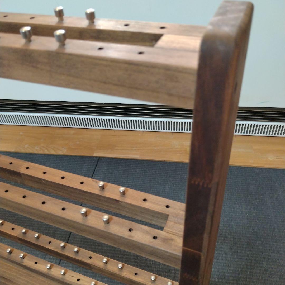 ✨️新品級✨️ WOOD WORKS リールスタンド ブラウン リール置き 釣具