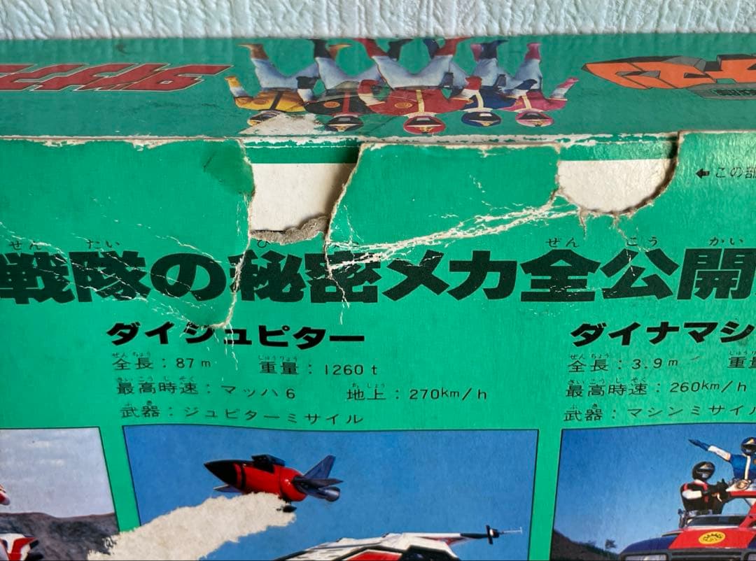科学戦隊ダイナマン　ダイナアタックセット　開封品　ポピー　1983年製
