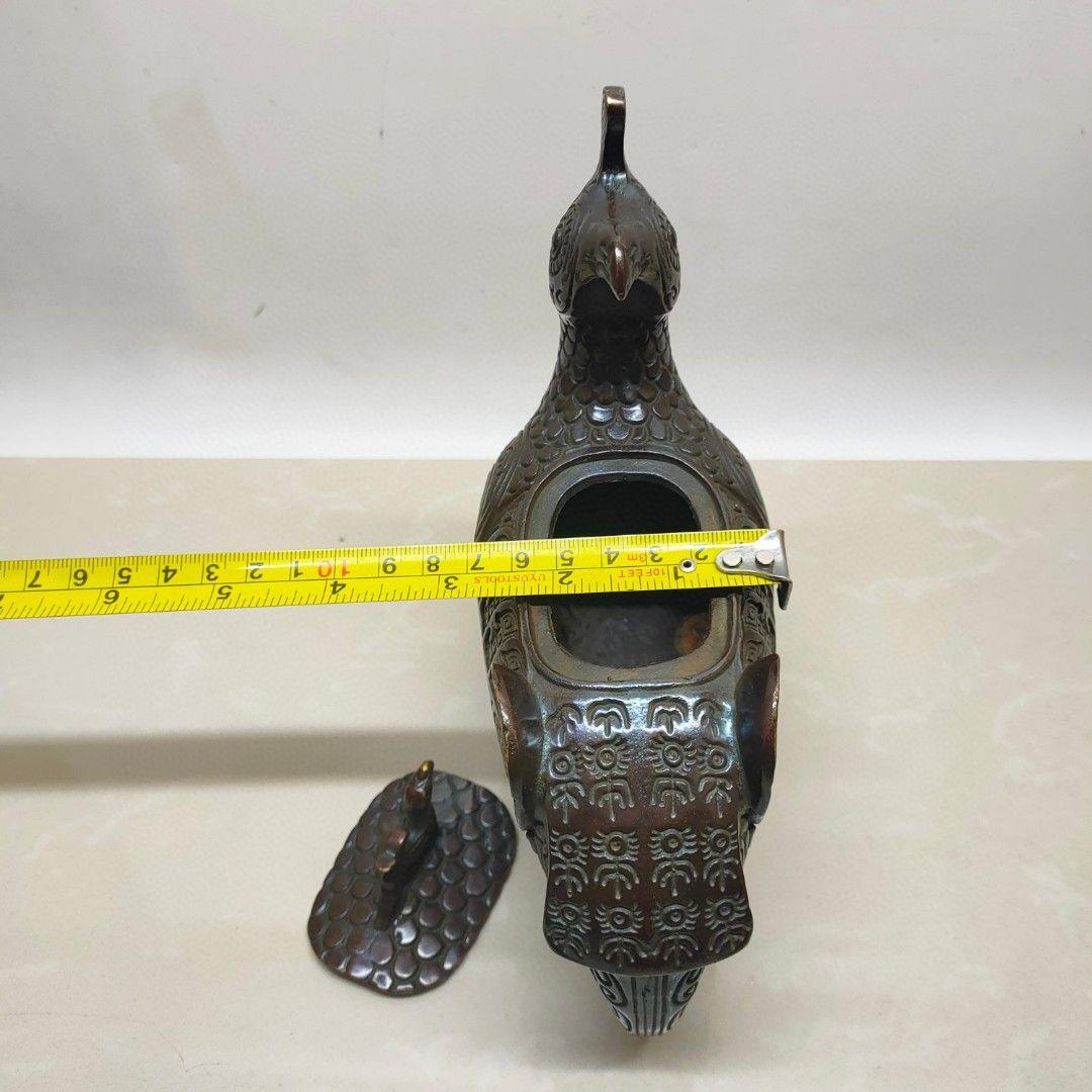 銅器 鳥尊 酒器 装飾品 現代工芸品美術品 置物