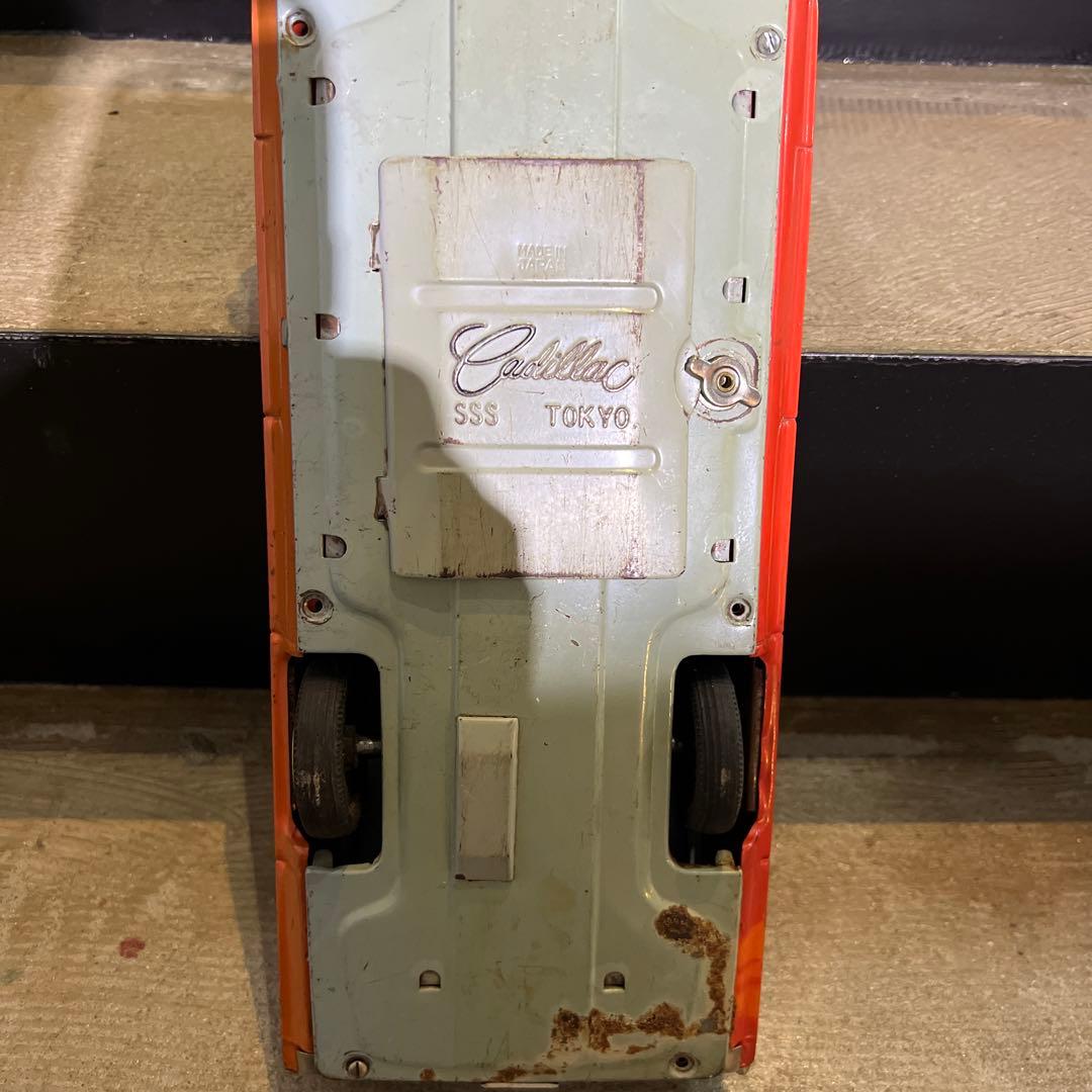 りらっくまたろう SSS TOKYO ブリキ　キャデラックレッド　当時物