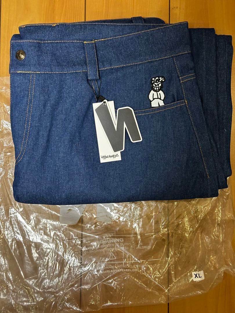 「新品未使用」Harlaut Apparel デニムスキーパンツXL